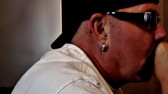 Mouthjizzed gloryhole DILF sucks POV rod in closeup