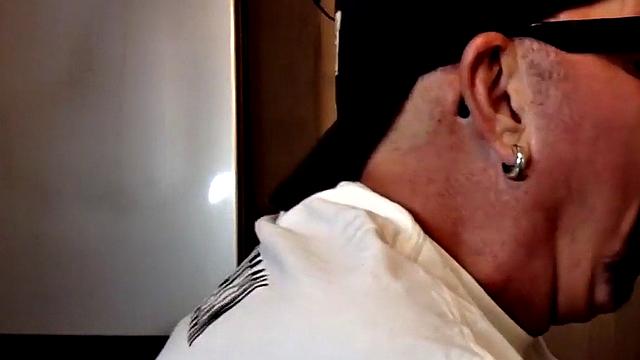 Mouthjizzed gloryhole DILF sucks POV rod in closeup