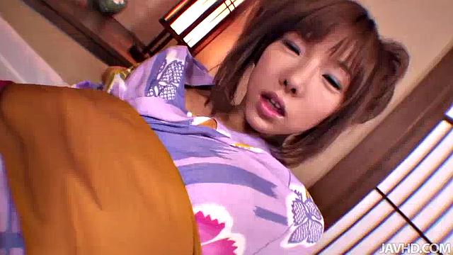 浴衣の早川瀬里奈に中出しファック！