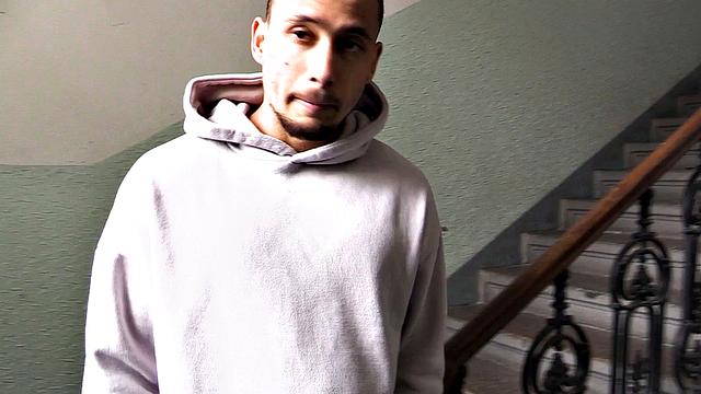 Athletic dude sucks cock for cash before riding it