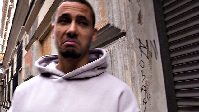 Athletic dude sucks cock for cash before riding it