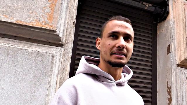 Athletic dude sucks cock for cash before riding it