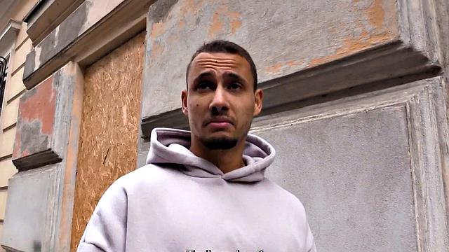 Athletic dude sucks cock for cash before riding it