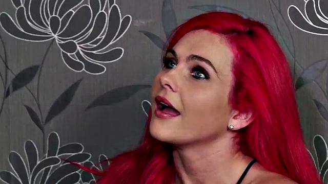 Ginger brit wanks sub in cfnm group after humiliation