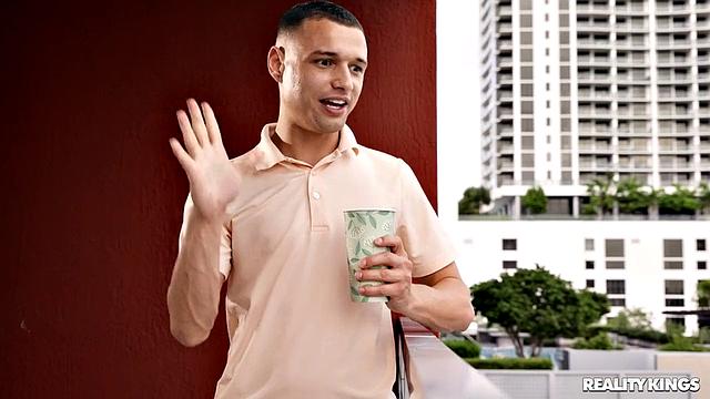 Yoga Babe Punishes Peeper