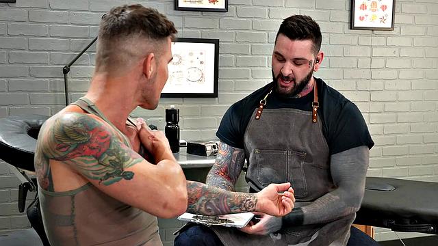 FistingInferno - Beefy Tattooer Rosebuded By Fist