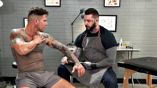 FistingInferno - Beefy Tattooer Rosebuded By Fist