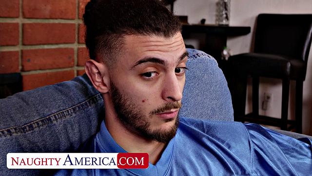 Naomi Ryder Gets turned on with football players in uniform