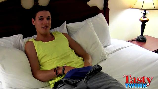 Dustin Knox Takes a Thick Load On his Tight Twink