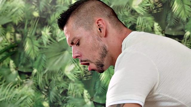 Big-titted college babe pounded after stroking cock