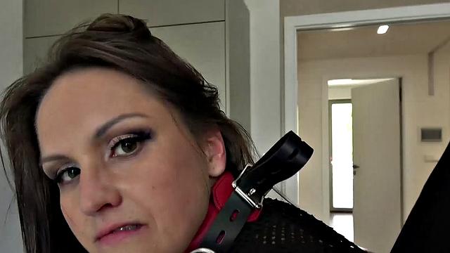 SPASCALSSUBSLUTS - Busty Barbara Bieber gagging on cock