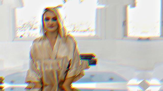 Petite Blonde Zoe Sparx Pre-Scene Interview And BTS