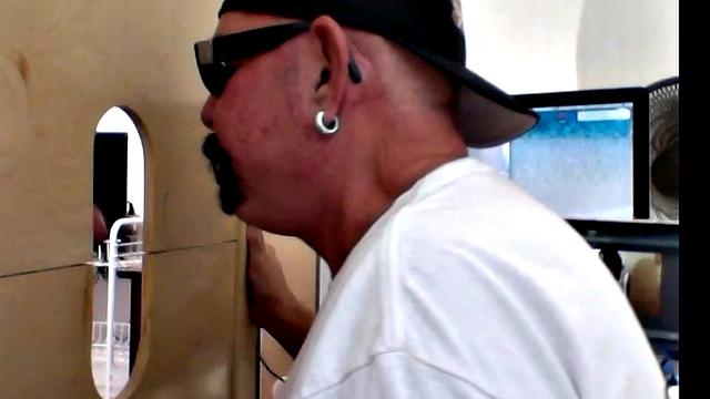 Thanksgiving Glory Hole Blowjob