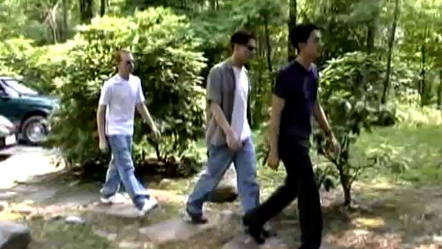 We look at 18 year old Donavin and his friend, 19 year old Jaycee, messing around in a country cabin. On a sofa, the young men kiss and explore eavh other's bodies, while undressing and getting hard.