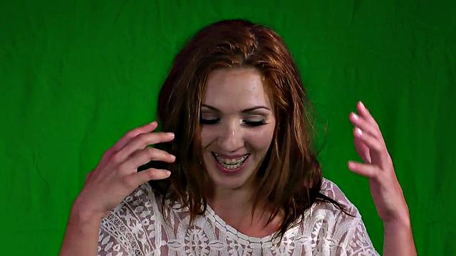 Scandalous redhead dominated in orgy by big dick