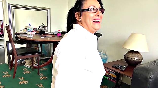 SHOT AND BUSTY MATURE GETS FUCKED Moms, Hardcore, Milf
