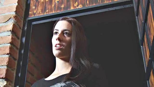 Sling sub fucked in dungeon 3way pegging by CFNM doms