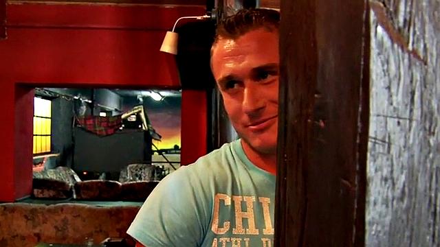 Public anal gaping session by femdoms