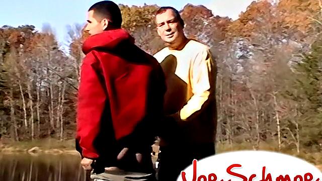 uncut brian jerks and shoots a huge load