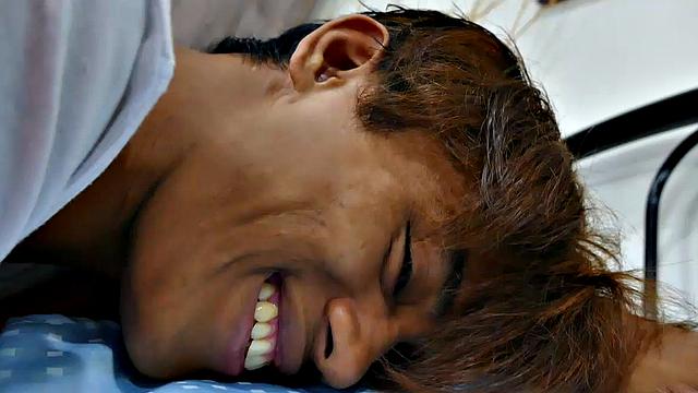 Gay Asian twinks like to get kinky with gay foot fetish sex. They have decided to get extra kinky and tickle each other's feet. But now Marcon wants to taste those Asian twink feet.