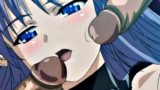 Busty cartoon teen getting rammed in gangbang