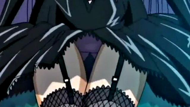 Busty cartoon teen getting rammed in gangbang