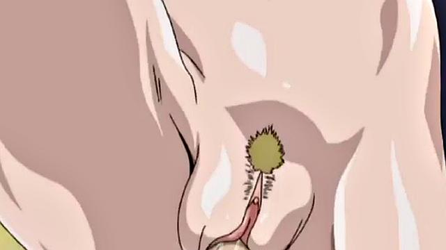 Busty cartoon teen getting rammed in gangbang