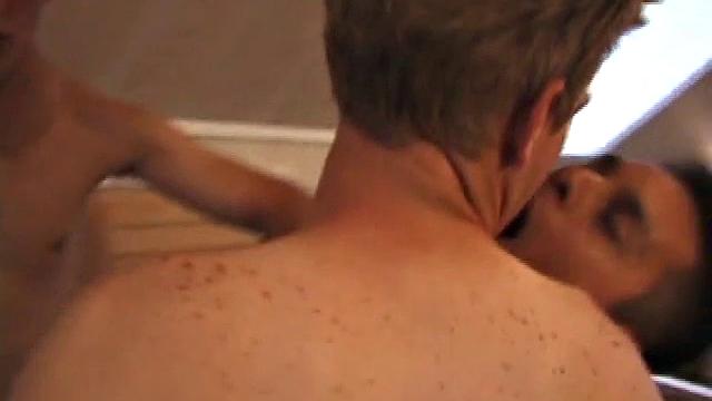 The scene starts with young Brandon, Christian, Ricky and Jordan kissing and playing around on the bed. They daisy chan on the floor and practically do handstands to ensure each gets his cock sucked.