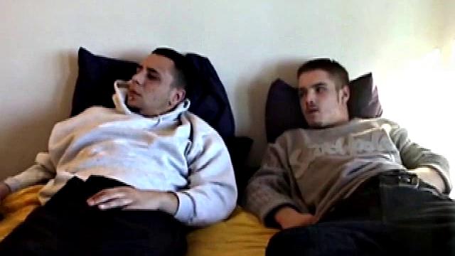 Bradley and Ryan Shaw begin by watching a loud porn video together. As soon as he unbuckles himself, Ryan leans over to devour Bradley's dick.