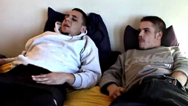 Bradley and Ryan Shaw begin by watching a loud porn video together. As soon as he unbuckles himself, Ryan leans over to devour Bradley's dick.