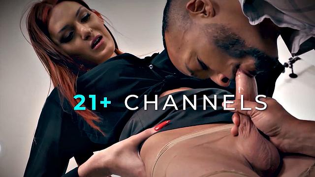 TRANSFIXED - Newlywed Emma Magnolia Caught by Bridesmaid September Reign & Wife Emma Rose! DP SURPRISE