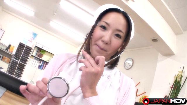 Mika Kojima is a cute nurse and she want take care of his patients