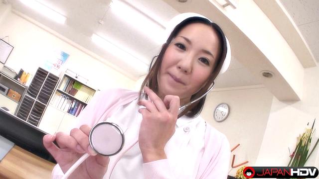 Mika Kojima is a cute nurse and she want take care of his patients