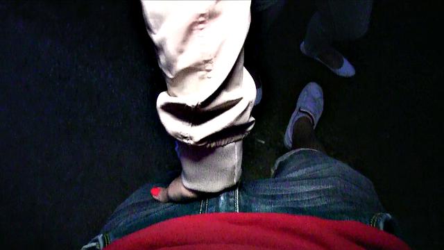 Agent convinces blonde to fuck in the outdoors with his hot blowjob and handjob skills