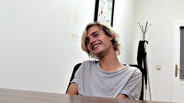 Picked up Euro 21yo skinny twink deepthroating in POV