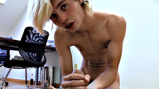 Picked up Euro 21yo skinny twink deepthroating in POV