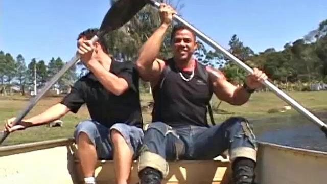 Junior has been up for Yuri for a long time. He finally lures this hot latino muscle man out for a day of fishing. But little does Yuri know, Junior is fishing for his Latino cock.