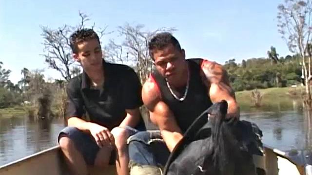 Junior has been up for Yuri for a long time. He finally lures this hot latino muscle man out for a day of fishing. But little does Yuri know, Junior is fishing for his Latino cock.
