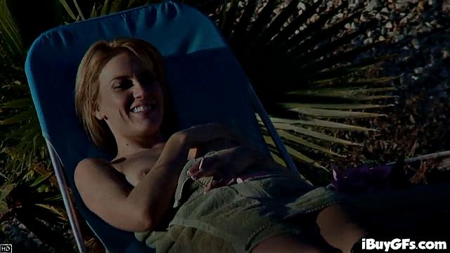 Blonde Holly Wellin Takes a Bath