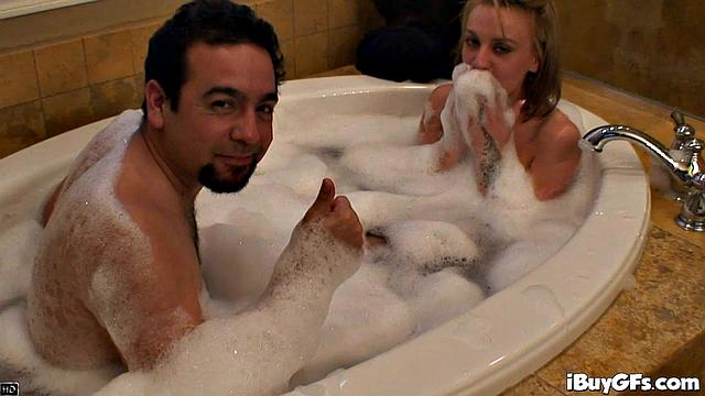 Blonde Holly Wellin Takes a Bath