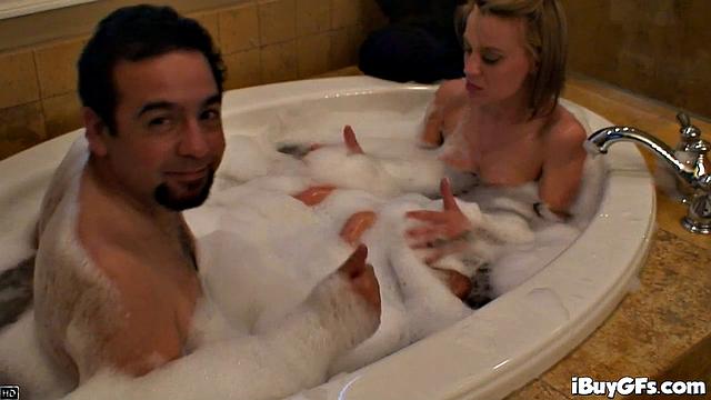 Blonde Holly Wellin Takes a Bath