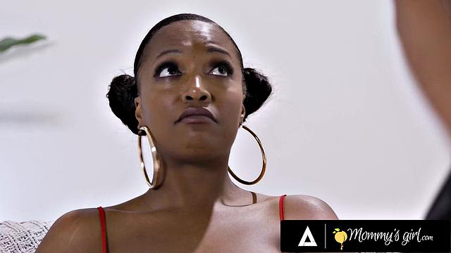 MOMMY'S GIRL - Busty Daya Knight Teaches Stepmom Misty Stone Sexy Moves & Eats Her Pussy