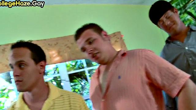 college guy goes gay in voyeur dormitory fraternity