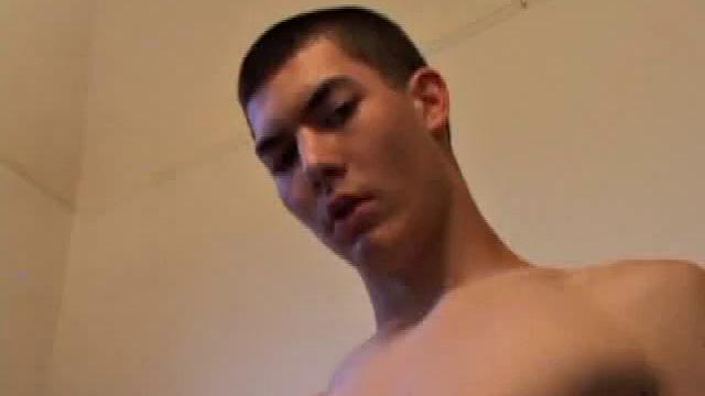 When first asked to beat off on camera, 18 year old skater boy Brennan Stark's girl says no. But catching him with another girl, and she's out of the picture.