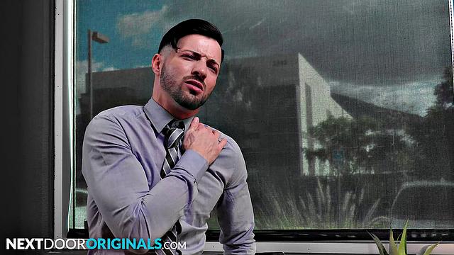 NextDoorStudios - Clumsy BBC Masseur Drills Client