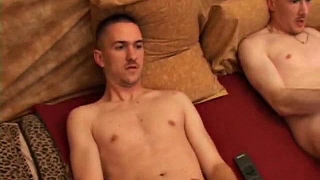 Casper Cox and Richard Azina have been friends for a while. They've shared many things, including a girlfriend, but they've never jacked off next to each other.