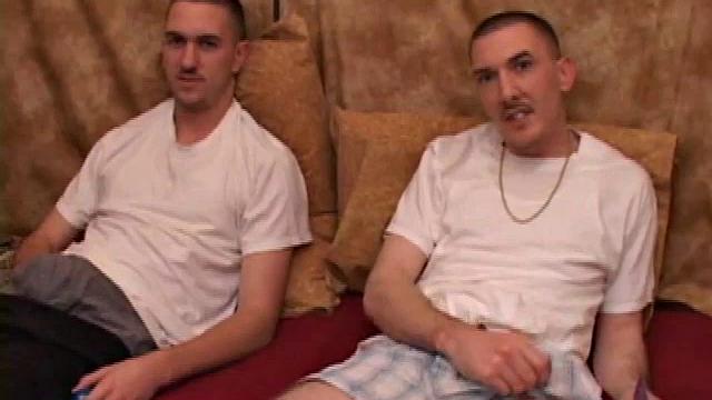 Casper Cox and Richard Azina have been friends for a while. They've shared many things, including a girlfriend, but they've never jacked off next to each other.