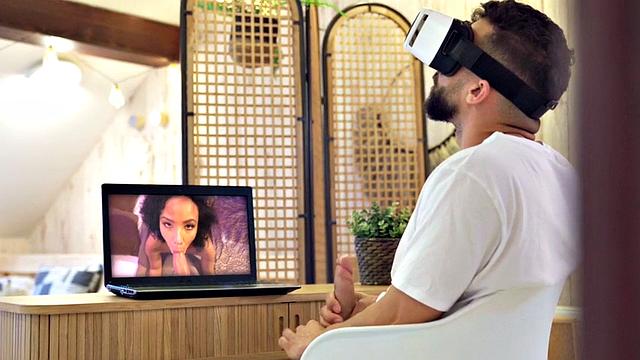 Ebony babe with pierced tits gets smashed by gamer BF