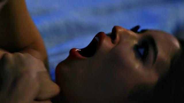 Stunning babe creampied by lover after passionate sex