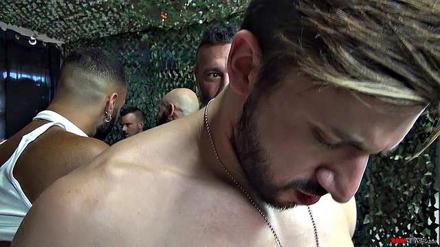 Court Martial Gang Fuck - Part 4 - Slver Steele, Sean Duran Orgy Session